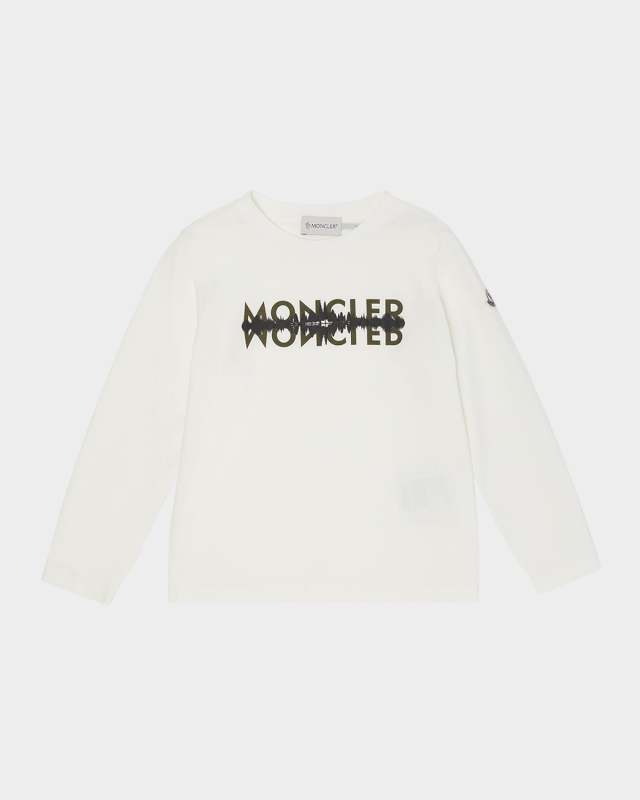Boy's Logo Graphic-Print Long-Sleeve T-Shirt, Size 4-6